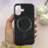 قاب گوشی iPhone 16 آیفون اورجینال نگین برجسته سواروسکی مگ سیف دار مشکی کد 1-15-101363