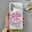 قاب گوشی Galaxy A16 سامسونگ فانتزی سخت Hard لیزری لاکچری طرح پروانه کیوت کد 102513