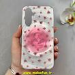 قاب گوشی Galaxy A54 سامسونگ فانتزی سخت Hard لیزری لاکچری طرح گل کیوت کد 102553