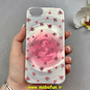 قاب گوشی iPhone 7 / iPhone 8 / iPhone SE 2020 / iPhone SE 2022 آیفون فانتزی سخت Hard لیزری لاکچری طرح گل کیوت کد 102593