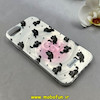 قاب گوشی iPhone 7 / iPhone 8 / iPhone SE 2020 / iPhone SE 2022 آیفون فانتزی سخت Hard لیزری لاکچری طرح گربه کیوت کد 102596
