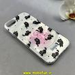 قاب گوشی iPhone 7 / iPhone 8 / iPhone SE 2020 / iPhone SE 2022 آیفون فانتزی سخت Hard لیزری لاکچری طرح گربه کیوت کد 102596