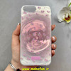 قاب گوشی iPhone 7 Plus / iPhone 8 Plus آیفون فانتزی سخت Hard لیزری لاکچری طرح گل کیوت کد 102603