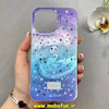 قاب گوشی iPhone 15 Pro Max آیفون فانتزی سخت Hard لیزری لاکچری طرح ستاره کیوت کد 102623