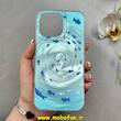 قاب گوشی iPhone 16 Pro Max آیفون فانتزی سخت Hard لیزری لاکچری طرح ماهی کیوت کد 102632
