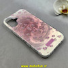 قاب گوشی iPhone 16 آیفون فانتزی سخت Hard لیزری لاکچری طرح گل کیوت کد 102653