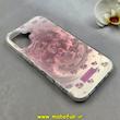 قاب گوشی iPhone 16 آیفون فانتزی سخت Hard لیزری لاکچری طرح گل کیوت کد 102653