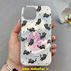 قاب گوشی iPhone 15 آیفون فانتزی سخت Hard لیزری لاکچری طرح گربه کیوت کد 102657