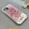 قاب گوشی iPhone 15 آیفون فانتزی سخت Hard لیزری لاکچری طرح گل کیوت کد 102660