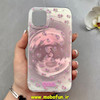 قاب گوشی iPhone 11 آیفون فانتزی سخت Hard لیزری لاکچری طرح گل کیوت کد 102663