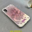 قاب گوشی iPhone X / iPhone XS آیفون فانتزی سخت Hard لیزری لاکچری طرح گل کیوت کد 102672