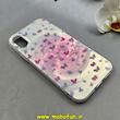 قاب گوشی iPhone X / iPhone XS آیفون فانتزی سخت Hard لیزری لاکچری طرح پروانه کیوت کد 102674