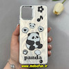 قاب گوشی Galaxy A06 سامسونگ اورجینال فانتزی سخت لیزری لنز و دکمه کرومی طرح پاندا کد 102729