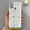 قاب گوشی Galaxy A11 / M11 سامسونگ اورجینال فانتزی سخت لیزری لنز و دکمه کرومی طرح خرگوش کد 102746