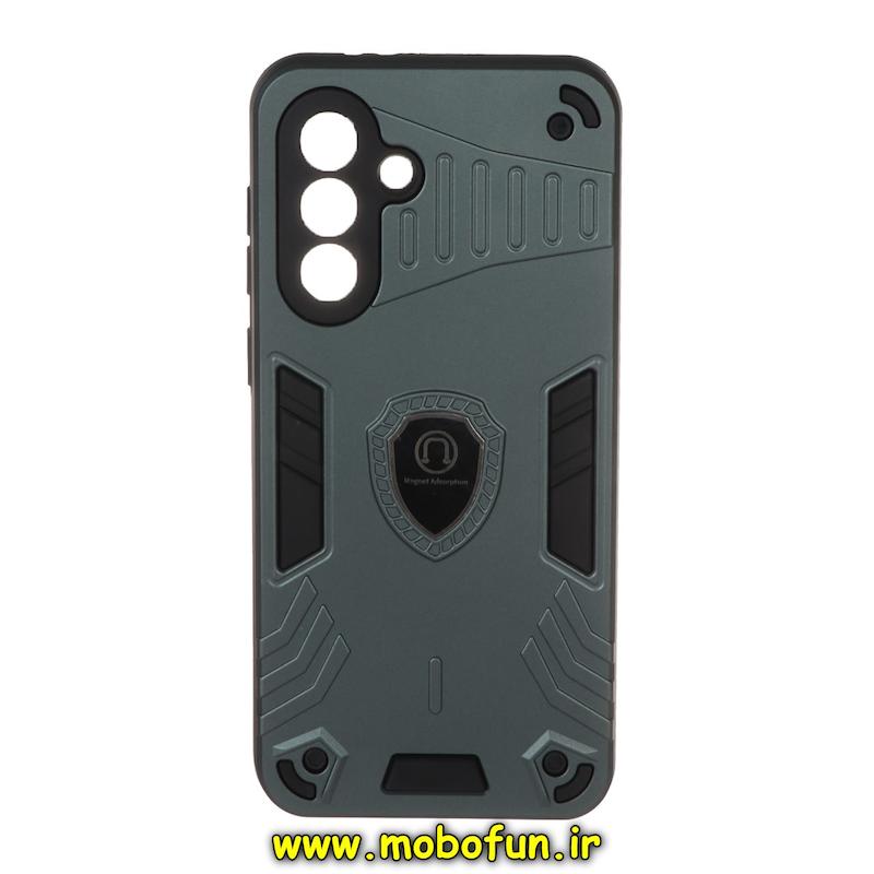 قاب گوشی Galaxy A36 / A56 سامسونگ طرح ضد ضربه بتمن Magnet Adsorption مگنتی سبز کد 93728