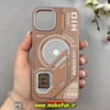قاب گوشی iPhone 13 / iPhone 14 آیفون اورجینال defens NIO فانتزی اسپرت مگ سیف دار HARD سخت LIGHT SAND کد 103025