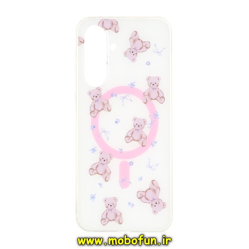 قاب گوشی Galaxy A36 / A56 سامسونگ فانتزی براق سخت HARD طرح مگ سیف خرسی کیوت کد 93747