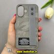 قاب گوشی iPhone 16 آیفون دستبندی چریکی Kajsa سری Hard طوسی کد 102994