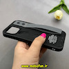 قاب گوشی iPhone 15 آیفون دستبندی چریکی Kajsa سری Hard مشکی کد 102998