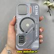 قاب گوشی iPhone 15 آیفون اورجینال defens NIO فانتزی اسپرت مگ سیف دار HARD سخت LIGHT SAND کد 103042