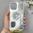 قاب گوشی iPhone 15 آیفون اورجینال defens NIO فانتزی اسپرت مگ سیف دار HARD سخت LIGHT SAND کد 103043