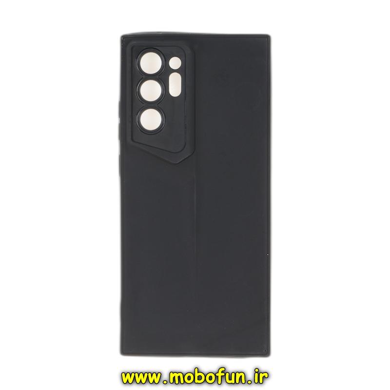 قاب گوشی Galaxy Note 20 Ultra سامسونگ Porsche Design سیلیکونی ژله ای محافظ لنز دار مشکی کد 93901