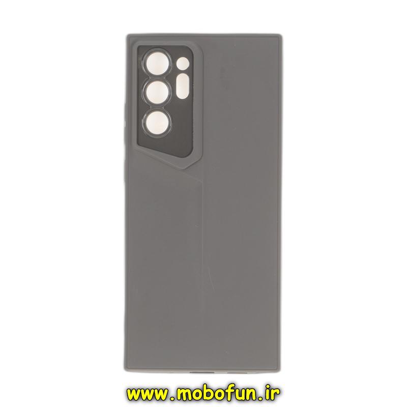 قاب گوشی Galaxy Note 20 Ultra سامسونگ Porsche Design سیلیکونی ژله ای محافظ لنز دار خاکستری کد 93902