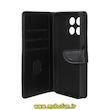کیف گوشی Honor X6B آنر مگنتی طرح چرم کتابی محافظ لنزدار سرمه ای کد 93945