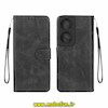 کیف گوشی Honor X7B آنر مگنتی طرح چرم کتابی محافظ لنزدار بنددار مشکی کد 93955