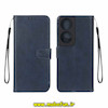 کیف گوشی Honor X7B آنر مگنتی طرح چرم کتابی محافظ لنزدار بنددار سرمه ای کد 93957