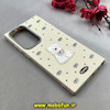 قاب گوشی Galaxy S23 Ultra سامسونگ لدرکیس Leather Case عروسکی سیلیکونی برجسته طرح سگ پشمالو کیوت کرم کد 103168