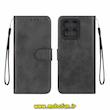 کیف گوشی Honor X8B آنر مگنتی طرح چرم کتابی محافظ لنزدار بنددار مشکی کد 93991