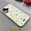 قاب گوشی iPhone 16 آیفون لدرکیس Leather Case عروسکی سیلیکونی برجسته طرح سگ پشمالو کیوت کرم کد 103182