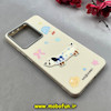 قاب گوشی Redmi Note 13 4G شیائومی لدرکیس Leather Case عروسکی سیلیکونی برجسته طرح سگ کیوت کرم کد 103196