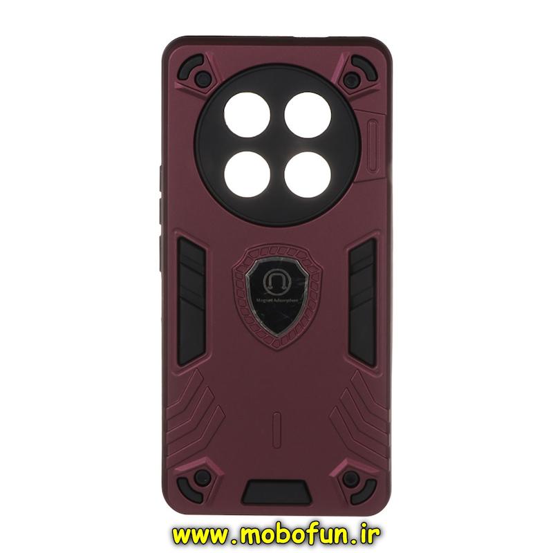 قاب گوشی Honor X9C آنر طرح ضد ضربه بتمن Magnet Adsorption مگنتی زرشکی کد 94018