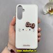 قاب گوشی Galaxy A55 سامسونگ لاکچری اورجینال فانتزی رزینی برجسته طرح کیتی Kitty کیوت کد 103055
