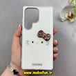 قاب گوشی Galaxy S25 Ultra سامسونگ لاکچری اورجینال فانتزی رزینی برجسته طرح کیتی Kitty کیوت کد 103058