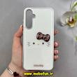 قاب گوشی Galaxy S23 FE سامسونگ لاکچری اورجینال فانتزی رزینی برجسته طرح کیتی Kitty کیوت کد 103061