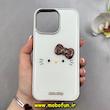 قاب گوشی iPhone 14 Pro Max آیفون لاکچری اورجینال فانتزی رزینی برجسته طرح کیتی Kitty کیوت کد 103063