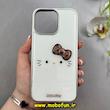 قاب گوشی iPhone 15 Pro Max آیفون لاکچری اورجینال فانتزی رزینی برجسته طرح کیتی Kitty کیوت کد 103064