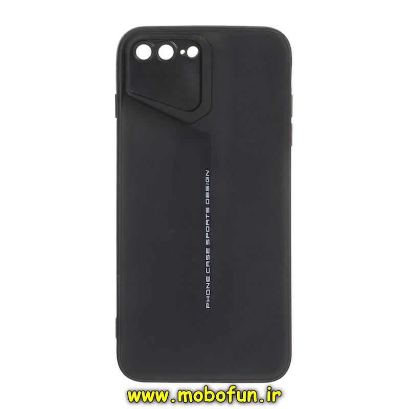 قاب گوشی iPhone 7 Plus / iPhone 8 Plus آیفون سری Porsche Design سیلیکونی ژله ای محافظ لنز دار مشکی کد 94033