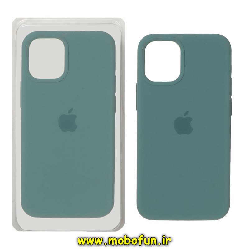 قاب گوشی iPhone 12 Mini آیفون سیلیکونی اورجینال پاک کنی درجه یک زیربسته سبز نعنایی کد 94069