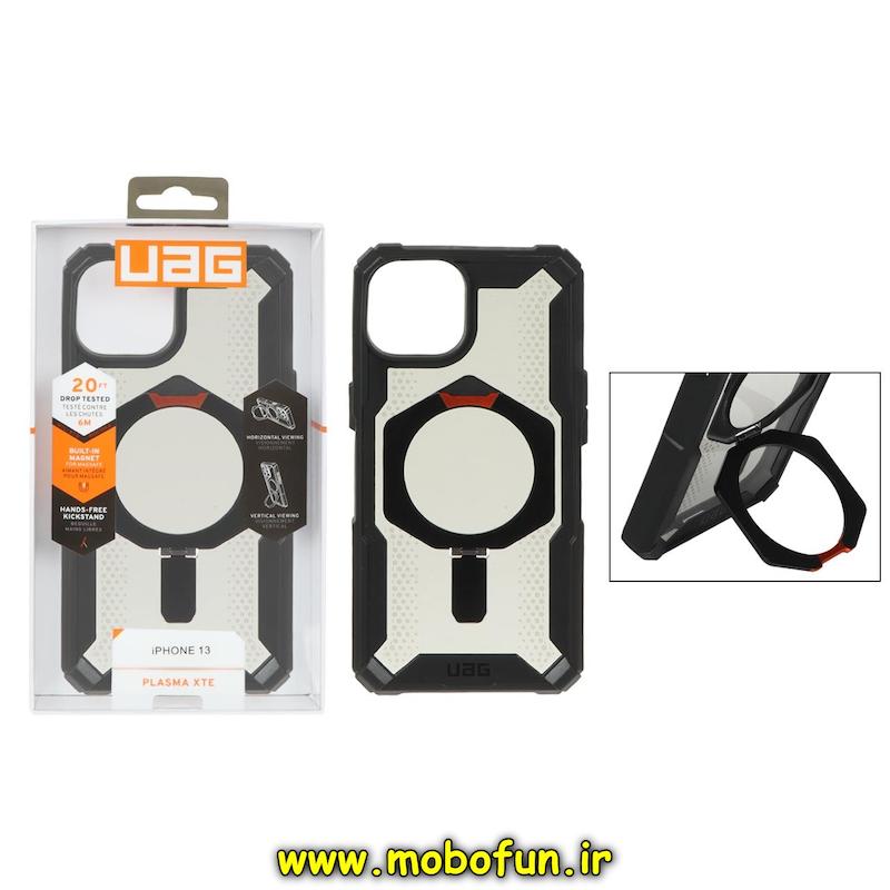 قاب گوشی iPhone 13 / 14 آیفون اورجینال UAG یو ای جی بتمنی مگ سیف دار Secure And Fit استندشو ایربگ دار مشکی کد 94107