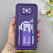 قاب گوشی Poco X3 NFC / Poco X3 Pro شیائومی سیلیکونی Solid منحنی جدید چاپی استندشو محافظ لنزدار طرح Head Of Kick بنفش کد 103394