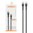 کابل شارژ فست Mossco Type-C To Lightning مدل IC-08 20W رنگ مشکی کد 30608