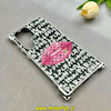 قاب گوشی Galaxy S24 Ultra سامسونگ لاکچری کیس فشن FASHION رزینی ایربگ دار فانتزی دارای جای بند کد 103890