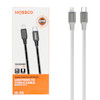 کابل شارژ فست Mossco Type-C To Lightning مدل IC-35 27W رنگ سفید کد 30610