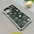 قاب گوشی iPhone 13 Pro Max آیفون لاکچری کیس فشن FASHION رزینی ایربگ دار فانتزی دارای جای بند کد 103903