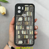 قاب گوشی Redmi A1 Plus / Redmi A2 Plus / Poco C50 شیائومی سیلیکونی Solid فانتزی چاپی محافظ لنزدار درجه یک طرح کتابخانه مشکی کد 103615