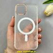 قاب گوشی iPhone 13 / iPhone 14 آیفون شفاف شاین لنز کرومی مگ سیف دار اورجینال Unique Case کد 103835